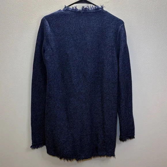J.McLaughlin Lexa Space-Dye Frayed Cardigan Sweater Coat – Size S - Picture 4 of 10